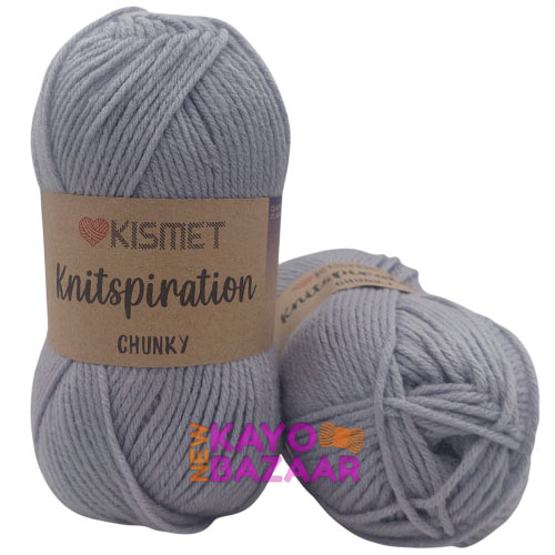 Knitspiration chunky k22 platinum grey