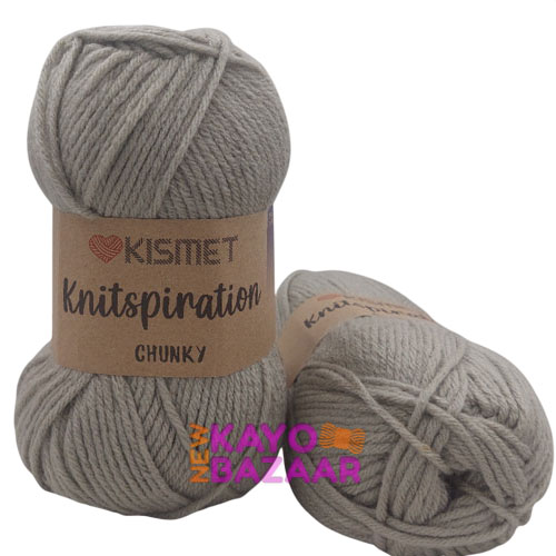 Knitspiration chunky k23 stone grey