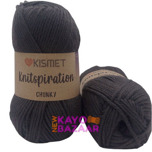 Knitspiration chunky k25 anthracite grey