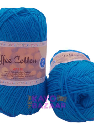 Coffee cotton 63 lot 27 turquoise