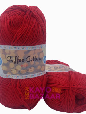 Coffee cotton 42 cherry red
