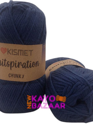Knitspiration chunky k17 deep denim blue