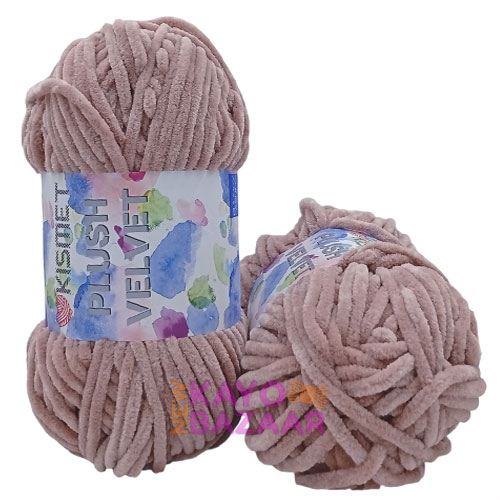 Plush velvet 52 dirty pink