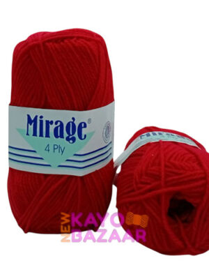 Mirage 4 ply 169 cherry red