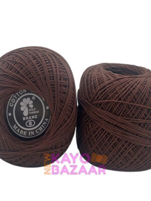 Cotton pearl no 8 brown
