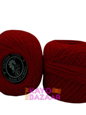 Cotton pearl no 5 cherry
