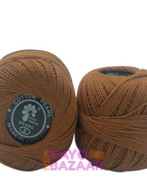 Cotton pearl no 5 brown