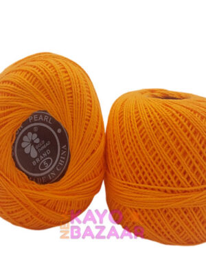 Cotton pearl no 5 orange