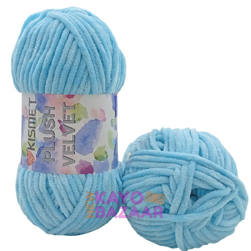 Plush velvet 56 aqua