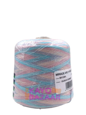 Mirage 4 ply print cone 301 Guava Sorbet