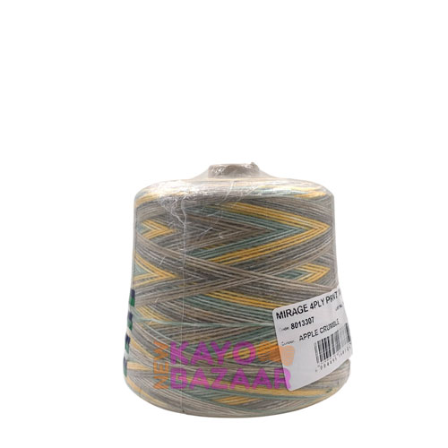 Mirage 4 ply print cone 307 Apple Crumble