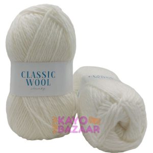 Classic wool chunky 001 white