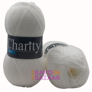 Charity 4 ply 001 white