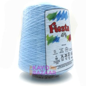Fiesta 4ply cone 003 Ice blue