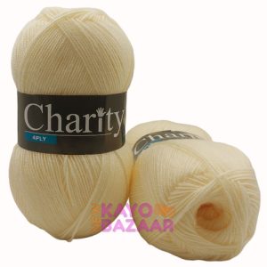 Charity 4 ply 014 ecru