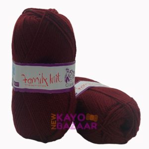Family knit dk 18 maroon