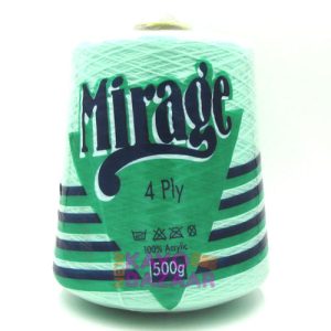 Mirage 4 ply cone 028 soft green