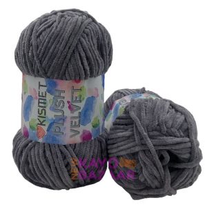 Plush velvet 07 grey