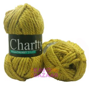 Charity Mega Chunky Solid 135 mustard