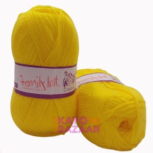 Family knit dk 138 brt yellow