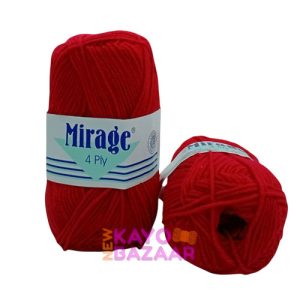 Mirage 4 ply 169 cherry red