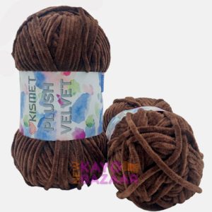 Plush velvet 18 brown