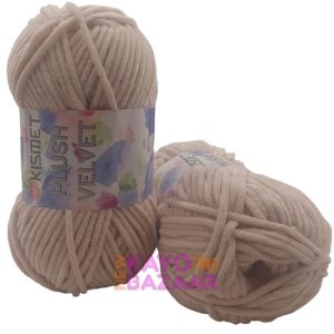 Plush velvet 20 beige