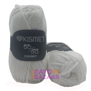 50/50 Chunky 201 white