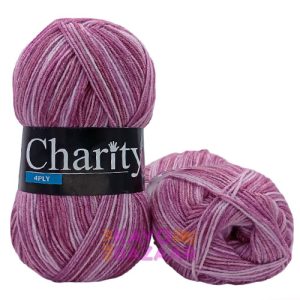 Charity print 4 ply 221 frosted pink