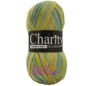 Charity print dk 256 green banana