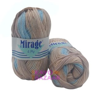 Mirage 4 ply print 303 Cinnamon snap