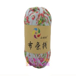XKD tshirt yarn 31 blue & pink floral