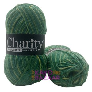 Charity print dk 321 gold and green
