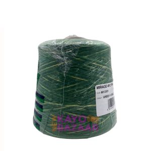 Mirage 4 ply print cone 321 Green n Gold