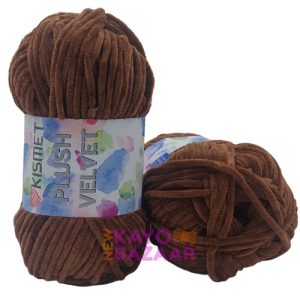 Plush velvet 37 brown