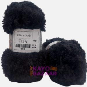 Fur 38 black