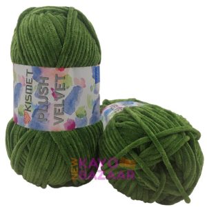 Plush velvet 40 olive