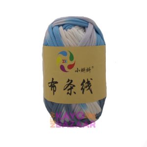 XKD t shirt yarn 52 grey, white, iced lilac