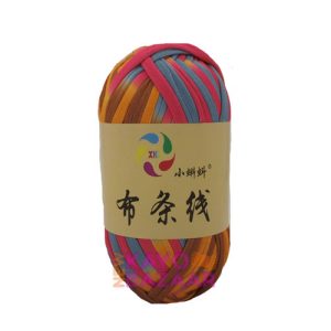 XKD t shirt yarn 55 rust, fuschia, blue