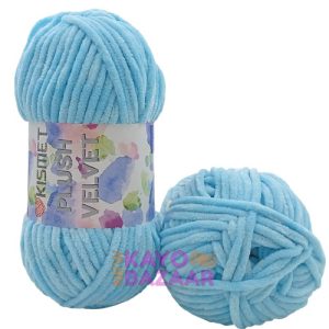 Plush velvet 56 aqua