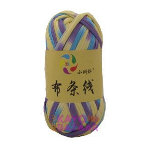 XKD t shirt yarn 60 purple, blue, yellow