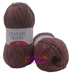 Classic wool aran 632 heather
