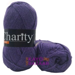 Charity chunky 755 eggplant