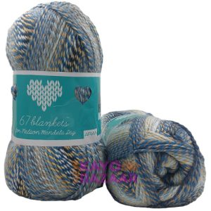 67 Blankets aran 802 raindrops