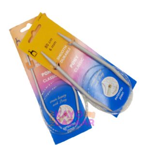 Pony circular knitting needles 80cm