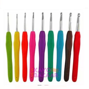 9pc Rubber crochet hook set 18-1679