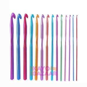 Alluminium crochet hooks