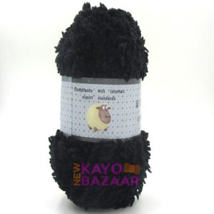 Ultra-soft baby knitting sheep black