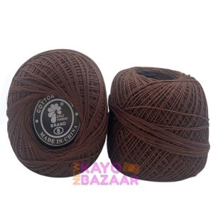 Cotton pearl no 8 brown