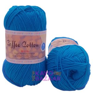 Coffee cotton 63 lot 27 turquoise